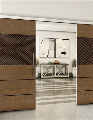 Holzschiebetür Slim-Line - Holz-Mix  Model 3020
