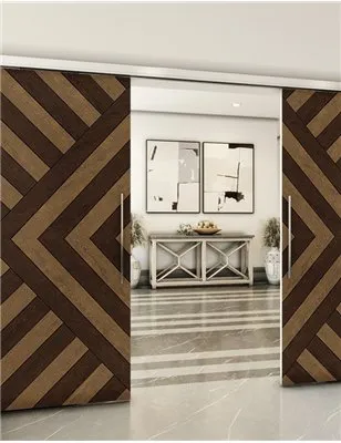 Holzschiebetür Slim-Line - Holz-Mix Model 3037