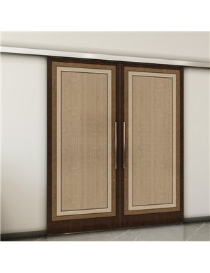 Holzschiebetür Slim-Line - Holz-Mix  Model 3041-2