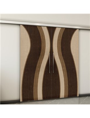 Holzschiebetür Slim-Line - Holz-Mix  Model 3064-2
