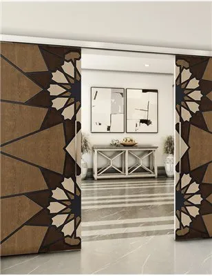 Holzschiebetür Slim-Line - Holz-Mix Model 3069