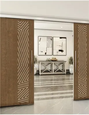 Holzschiebetür Slim-Line - Holz-Mix Model 3070