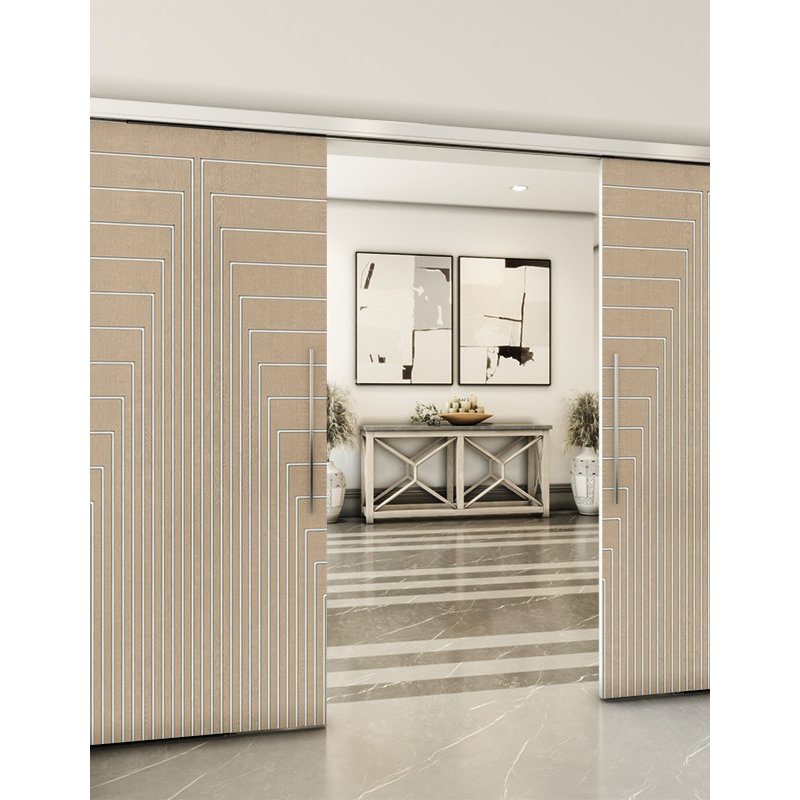 Holzschiebetür Slim-Line - Eiche und Weiss Model 3052 Holzschiebetür Slim-Line - Eiche und Weiss Model 3052