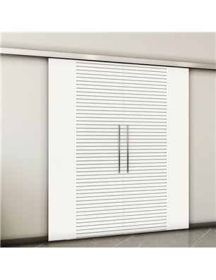 Holzschiebetür Slim-Line - Weiss  Model 3012-2