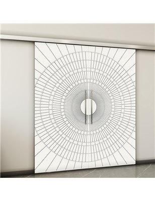 Holzschiebetür Slim-Line - Weiss  Model 3036-2