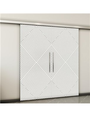 Holzschiebetür Slim-Line - Weiss  Model 3054-2