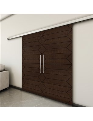 Holzschiebetür Slim-Line - Wenge  Model 3008-3
