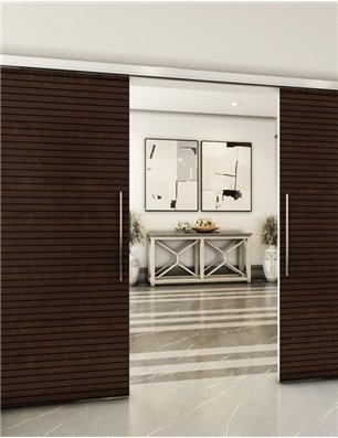 Holzschiebetür Slim-Line - Wenge  Model 3014