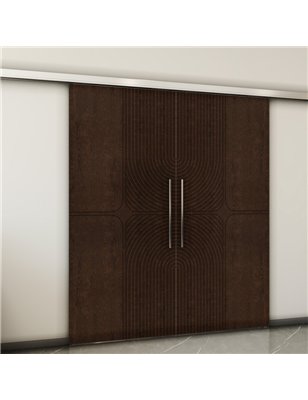 Holzschiebetür Slim-Line - Wenge  Model 3017-2