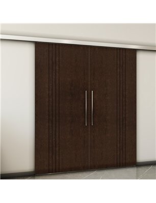 Holzschiebetür Slim-Line - Wenge  Model 3028-2