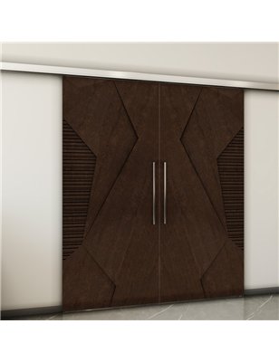 Holzschiebetür Slim-Line - Wenge  Model 3033-2