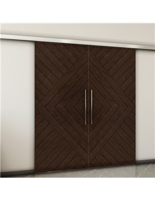 Holzschiebetür Slim-Line - Wenge  Model 3037-2