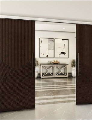 Holzschiebetür Slim-Line - Wenge  Model 3044