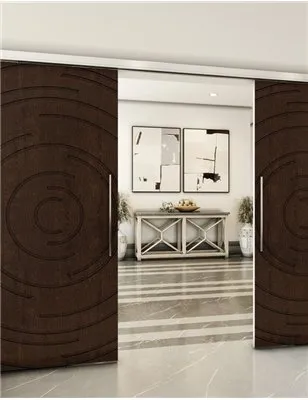 Holzschiebetür Slim-Line - Wenge Model 3046