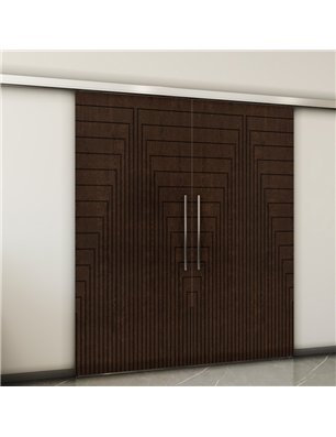 Holzschiebetür Slim-Line - Wenge  Model 3052-2