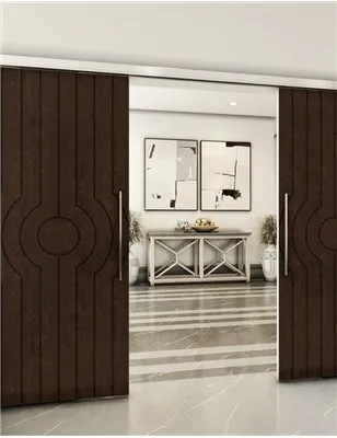 Holzschiebetür Slim-Line - Wenge Model 3055