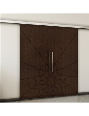 Holzschiebetür Slim-Line - Wenge  Model 3068-2