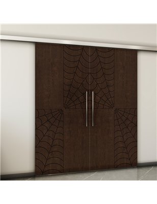 Holzschiebetür Slim-Line - Wenge  Model 3076-2
