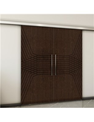 Holzschiebetür Slim-Line - Wenge  Model 3085-2