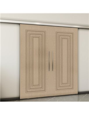 Holzschiebetür Slim-Line - Eiche  Model 3002-2