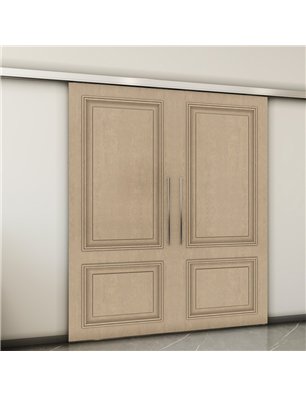 Holzschiebetür Slim-Line - Eiche  Model 3004-2