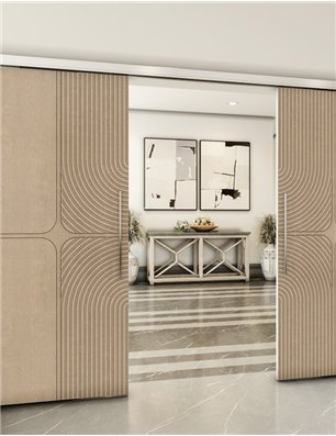 Holzschiebetür Slim-Line - Eiche  Model 3017