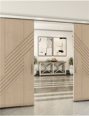 Holzschiebetür Slim-Line - Eiche  Model 3019
