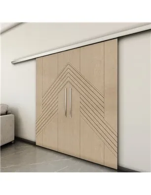 Holzschiebetür Slim-Line - Eiche Model 3019-3