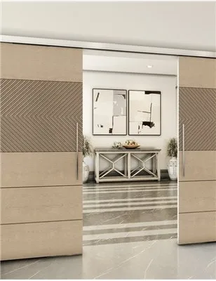 Holzschiebetür Slim-Line - Eiche Model 3020