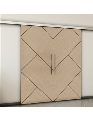 Holzschiebetür Slim-Line - Eiche  Model 3026-2