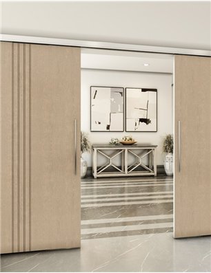 Holzschiebetür Slim-Line - Eiche  Model 3028