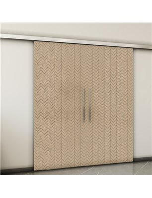 Holzschiebetür Slim-Line - Eiche  Model 3043-2