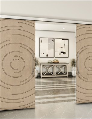 Holzschiebetür Slim-Line - Eiche  Model 3046
