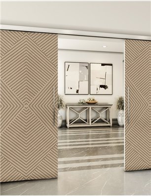 Holzschiebetür Slim-Line - Eiche  Model 3054