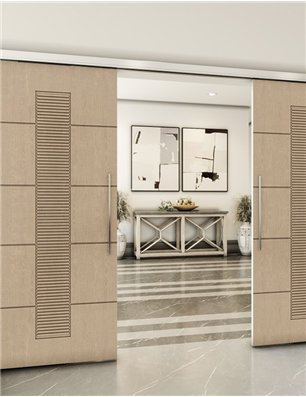 Holzschiebetür Slim-Line - Eiche  Model 3067