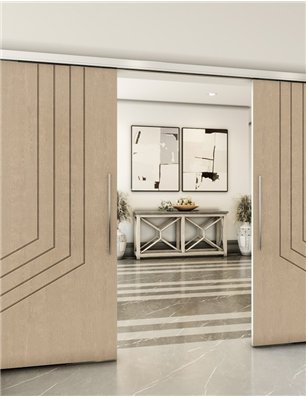 Holzschiebetür Slim-Line - Eiche  Model 3073