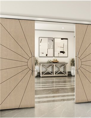 Holzschiebetür Slim-Line - Eiche  Model 3074