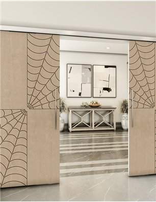 Holzschiebetür Slim-Line - Eiche  Model 3076