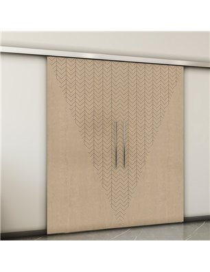 Holzschiebetür Slim-Line - Eiche  Model 3078-2