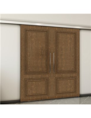 Holzschiebetür Slim-Line - Nussbaum  Model 3004-2