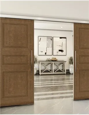 Holzschiebetür Slim-Line - Nussbaum Model 3021