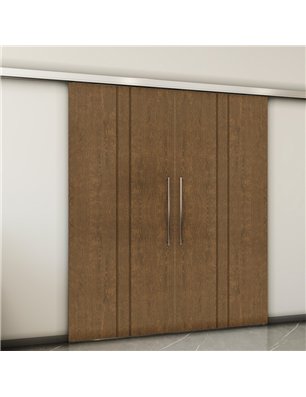 Holzschiebetür Slim-Line - Nussbaum  Model 3030-2
