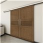 Holzschiebetür Slim-Line - Nussbaum Model 3042 Holzschiebetür Slim-Line - Nussbaum Model 3042