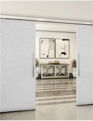 Holzschiebetür Slim-Line - Weiss 3D Model 3001