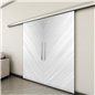 Holzschiebetür Slim-Line - Weiss 3D Model 3014 Holzschiebetür Slim-Line - Weiss 3D Model 3014