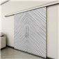 Holzschiebetür Slim-Line - Weiss 3D Model 3040 Holzschiebetür Slim-Line - Weiss 3D Model 3040