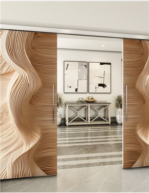 Holzschiebetür Slim-Line - Holzkunst  Model 3003