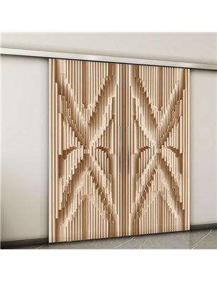 Holzschiebetür Slim-Line - Holzkunst  Model 3009-2
