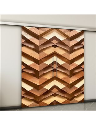 Holzschiebetür Slim-Line - Holzkunst  Model 3010-2
