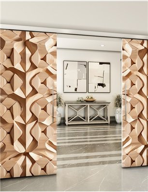 Holzschiebetür Slim-Line - Holzkunst  Model 3023